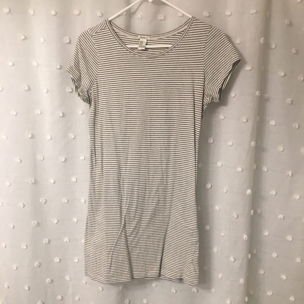 Stripped mini dress